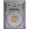 Image 3 : 1903 $2 1/2 MS65 PCGS. Original olive and peach colors