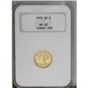 1905 $2 1/2 MS63 NGC. Seemingly conservatively graded