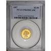 Image 3 : 1887 $2 1/2 PR65 Deep Cameo PCGS. This coin boasts str