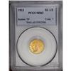1913 $2 1/2 MS63 PCGS. Boldly struck and lustrous, wit