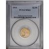 1914 $2 1/2 MS61 PCGS. Sharply struck with light yello