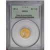 Image 3 : 1914 $2 1/2 MS63 PCGS. Well struck, the matte-like min