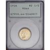 Image 1 : 1926 $2 1/2 MS64 PCGS. Sharply struck, the luster is