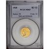 Image 1 : 1928 $2 1/2 MS63 PCGS. Well struck with rich coloratio
