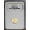 Image 1 : 1929 $2 1/2 MS63 NGC. Bright yellow surfaces and extre