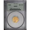 Image 1 : 1929 $2 1/2 MS63 PCGS. Rich copper-red toning adorns e