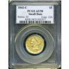 Image 3 : 1842-C $5 Small Date AU58 PCGS. Variety 4-C, the only
