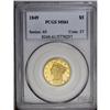 Image 3 : 1849 $5 MS61 PCGS. The mintage for the 1849 is high wi