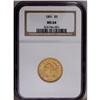 Image 3 : 1891 $5 MS64 NGC. The certified population of this P-m