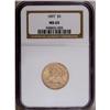 Image 3 : 1897 $5 MS65 NGC. Below the MS6 grade level, the 1897