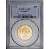 Image 3 : 1873 $10 Closed 3 AU58 PCGS. Only examples of this den