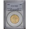Image 1 : 1890 $10 MS62 PCGS. This well struck and satiny eagle