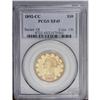 Image 1 : 1892-CC $10 XF45 PCGS. IN GOD WE TRUST and STATES OF i