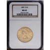 Image 1 : 1895 $10 MS63 NGC. A frosty Mint State example with hi