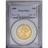 Image 1 : 1899 $10 MS63 PCGS. Dazzling luster with blushes of go