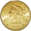 1899-S $10 MS64 PCGS. Bright yellow-gold luster in the