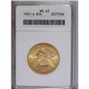 Image 1 : 1901-S $10 MS63 ANACS. Dazzling luster is the most not