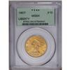 Image 1 : 1907 $10 MS64 PCGS. Deep orange toning graces this lus