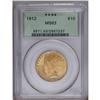 Image 1 : 1912 $10 MS63 PCGS. Orange and lime colors endow this