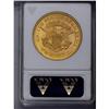 Image 4 : 1860 $20 MS61 ANACS. Brilliant yellow-gold color with