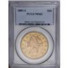 1885-S $20 MS62 PCGS. Typically abraded surfaces are c