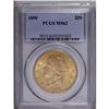 1890 $20 MS62 PCGS. Cartwheel luster is unbroken throu