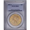 Image 3 : 1891-S $20 MS63 PCGS. Sharply struck with a number of