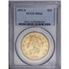 1892-S $20 MS62 PCGS. Sharply struck and fully lustrou