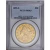 Image 3 : 1892-S $20 MS63 PCGS. A satiny Mint State coin that ha
