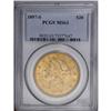 1897-S $20 MS63 PCGS. The luster is rich, device detai