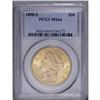 Image 3 : 1898-S $20 MS64 PCGS. An exquisite near-Gem example wi