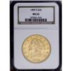 Image 1 : 1899-S $20 MS62 NGC. A boldly struck Liberty double ea