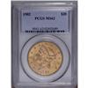 Image 1 : 1902 $20 MS62 PCGS. Light peach-gold patina and soft
