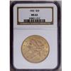 Image 1 : 1902 $20 MS62 NGC. Apricot-gold surfaces display numer
