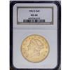Image 3 : 1902-S $20 MS64 NGC. The ''02-S double eagle is not a