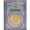 Image 3 : 1904 $20 MS65 PCGS. Bright orange-gold and lustrous in