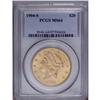 Image 1 : 1904-S $20 MS64 PCGS. Rich, frosty mint bloom with bol