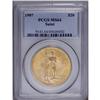 Image 1 : 1907 $20 Arabic Numerals MS64 PCGS. An extremely attra