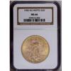 Image 3 : 1908 $20 No Motto MS66 NGC. Light yellow surfaces with