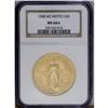Image 3 : 1908 $20 No Motto MS66 S NGC. This sharply struck and