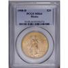 Image 1 : 1908-D $20 Motto MS64 PCGS. Satiny reddish-gold surfac