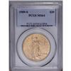 Image 1 : 1909-S $20 MS64 PCGS. Sharply struck with lustrous pin