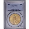 Image 1 : 1910 $20 MS64 PCGS. The satiny surfaces are highly lus
