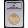 Image 3 : 1911 $20 MS64 NGC. The 1911 Saint-Gaudens is a low min