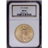 Image 3 : 1911-D $20 MS66 NGC. Boldly struck, the finely granula