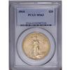 Image 3 : 1914 $20 MS63 PCGS. A slightly better date from the Sa