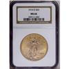 Image 3 : 1914-D $20 MS66 NGC. Orange-gold luster throughout and