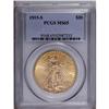 Image 1 : 1915-S $20 MS65 PCGS. Appealing lemon-gold surfaces wi