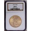 Image 1 : 1916-S $20 MS64 NGC. The color is an appealing honey-g