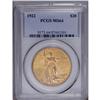 Image 1 : 1922 $20 MS64 PCGS. Scrutiny under examination reveals